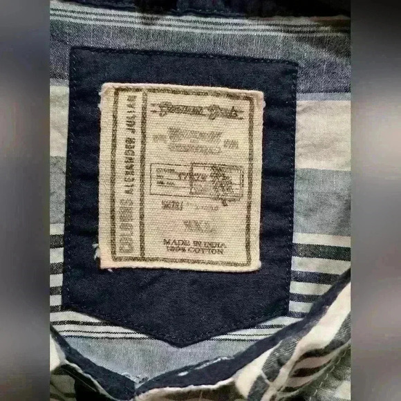 Alexander Julian* Men's Short Sleeve Button Down Curved Hem Pocket Shirt… - Picture 5 of 7